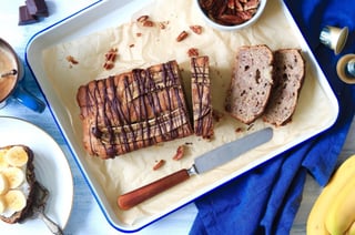 bananenbrood met chocolade